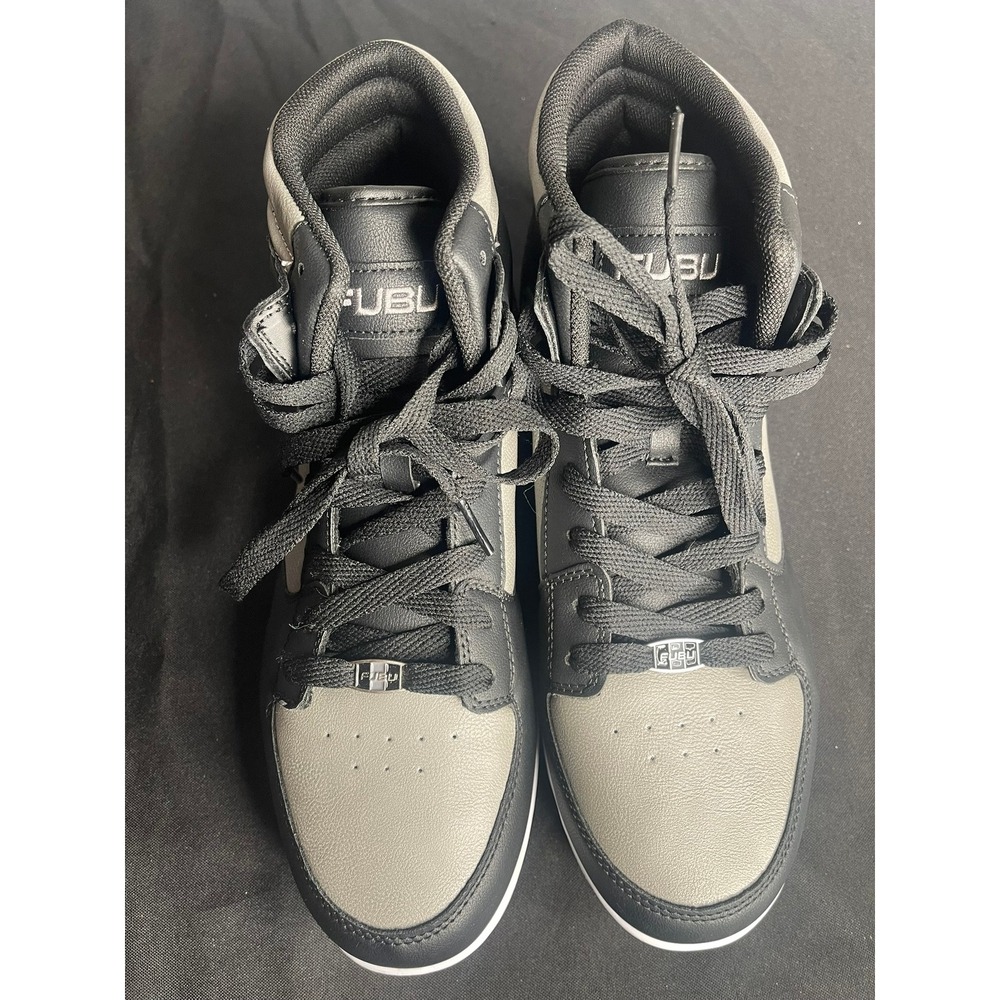 FUBU Mens High Top Sneakers Grey Black MNFB41SC001L Size 10.5β High-Top Shoes
